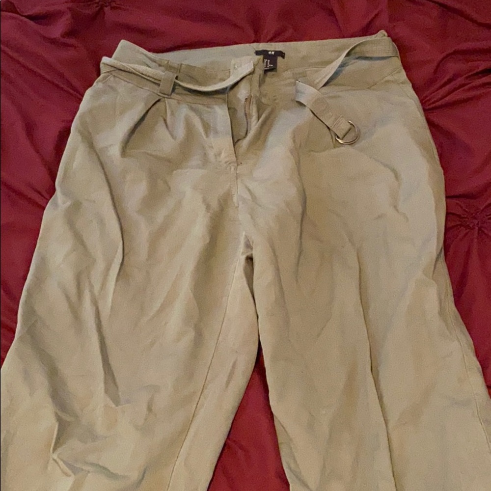 Army green H&M pants